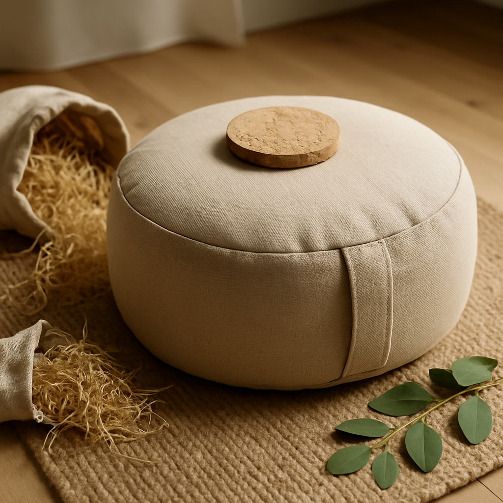 Nachhaltige Materialien für Meditationskissen