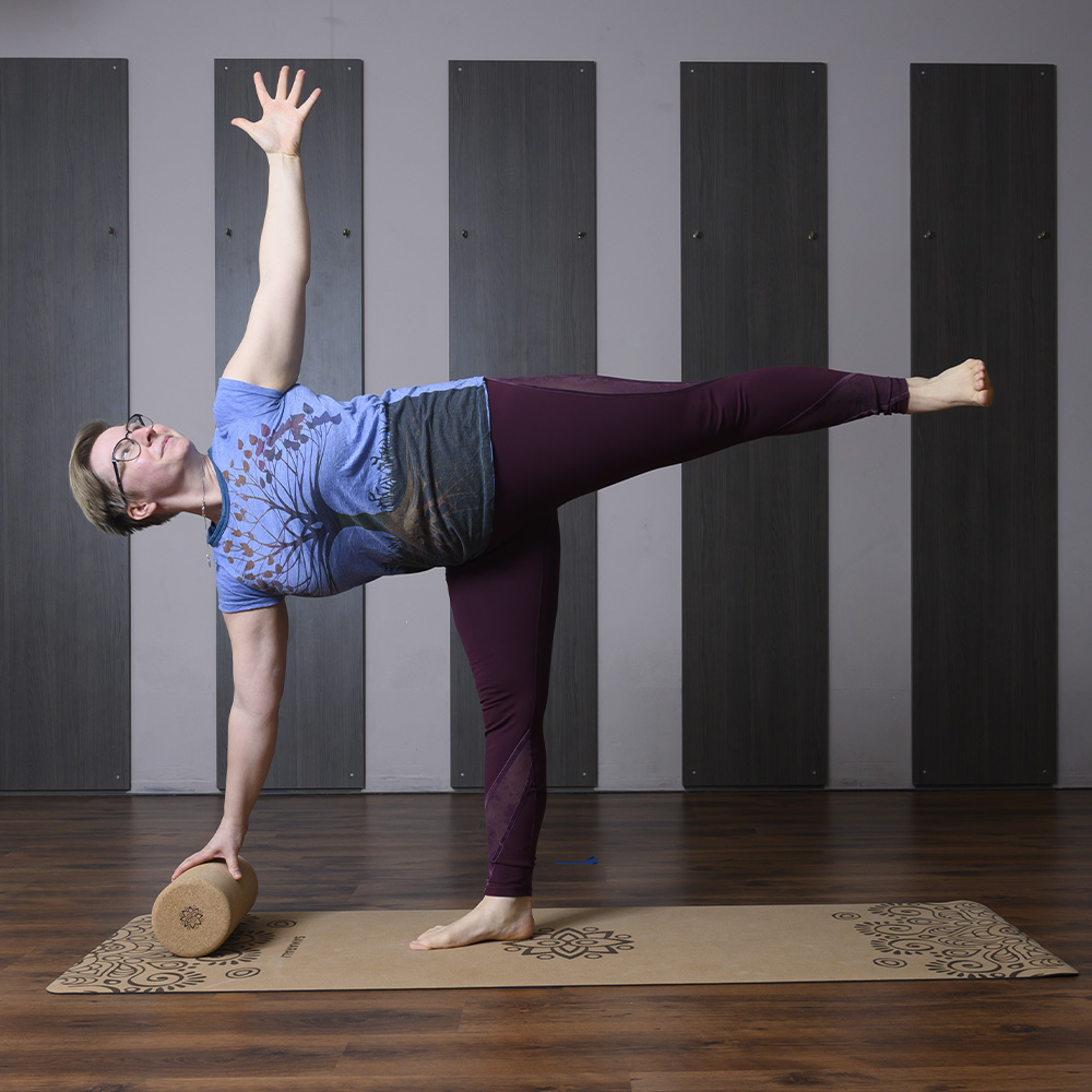Yoga Massagerolle aus Kork - Nachhaltig - Vegan