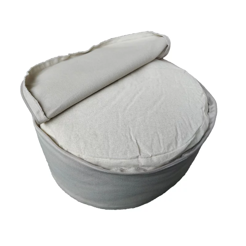 Bio Baumwoll Meditationskissen Zafu Rund