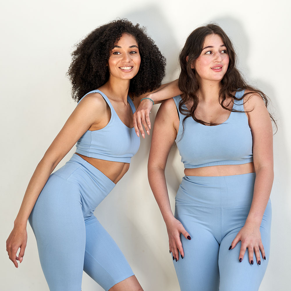 Yoga Shorts für Damen aus Baumwolle - Öko Tex Standard